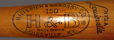 H&B 150 Grand Slam Baseball bat