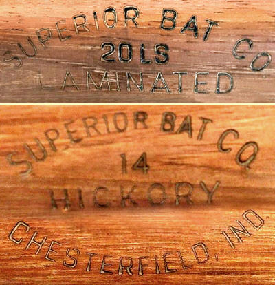 Superior Bat Company Baseball Bats