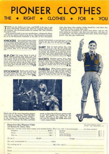 Ed Maynards Pioneer Clothing