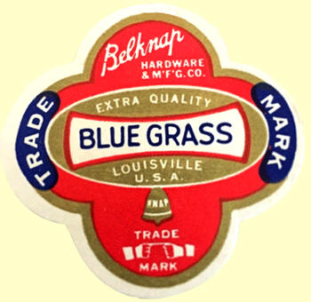 Belknap Hardeware MFG. Co. Blue Grass Baseball Bats