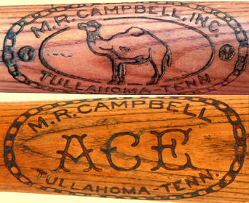 M.R. Campbell Tullahoma Tenn. Baseball Bat