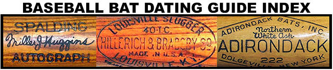 baseball Bat Dating Guide Index