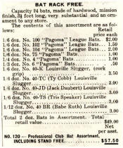 Paxton & Gallagher Co. Louisville Slugger  bat ad