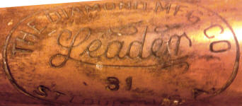 Diamond MFG. Co. Leader 31 baseball bagt