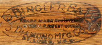 The Diamond Mfg. Co. Bingler Bat
