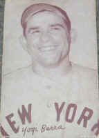 1950s Yogi Berra Exhibit Card