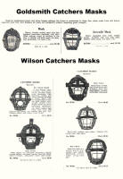 1934 Goldsmith & Wilson Catchers Masks