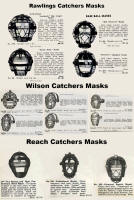 1930 Rawlings Wilson Reach Catchers Masks