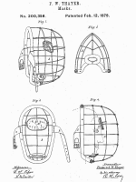 First Catchers Mask Patent 1878 Birdcage