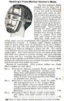 1883 Spalding Catcher's Mask Ad