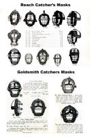 1930 Reach Goldsmith Catchers Masks