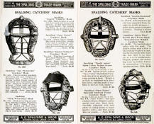 1916 Spalding Catchers Masks