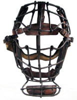 1890-1910's Catchers Mask with Neck protector 