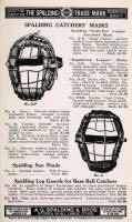 1916 Spalding Catchers Masks