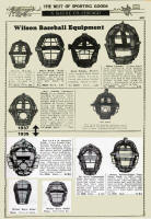 1937 - 1939 Wilson Catchers Masks