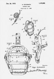 1922 Goldsmith Catchers Mask Patent 