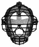 1930s Catchers Mask with Spitter