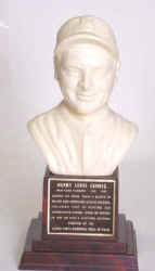 1963 Lou Gehrig Hall Of Fame Bust 20 piece Set