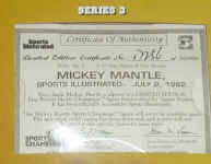 Mickey Mantle C.O.A.