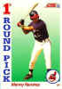 Back of 1992 ScoreCard number 800 Manny Ramirez RC