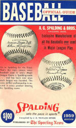 1959 ONL Spalding OAL Reach Baseball ad