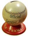 1950's Ohio Art World Champions Official League Baseball Bank