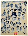 1978 New York Yankees Burger King Poster Artwork by Frank  Becerra