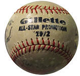 Gillette 1972 All-Star Promotion Bseball