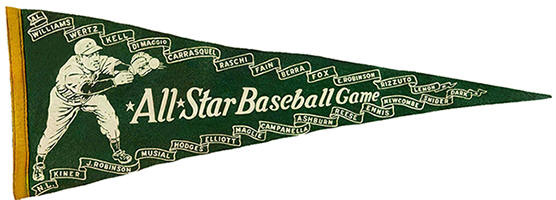1951 All-Star Souvenir Pennant