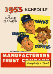 1953 Dodgers Yankees Giants schedule Error