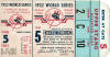 1952 World Series Ticket Stubs