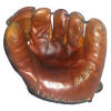 Postwar Laced Fingers Baseball Glove