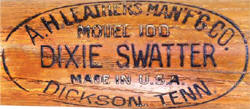 A.H. Leathers Manufacturing Company Baseball Bat