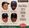 Baseball Tips From The Stars Mars Candy Premium 33-1/3 RPM Vinyl Records 