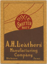 A.H. Leathers Manufacturing Company Catalog