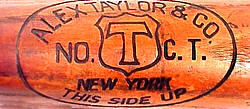 Alex Tayloor & Co. Baseball Bat