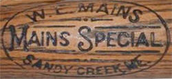 Mains Company Baseball Bats