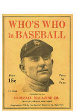 1916 Edition of Who's Who in Baseball Ty Cobb Cover