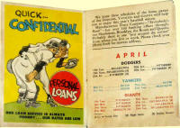 Inside 1956 Dodgers Giants Yankees Schedule