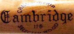 Cambridge baseball bat