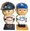 1960-1961 Colored Base Series Baseball Bogging Head Dolls