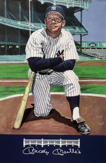 Mickey Mantle Burton Silverman Menu
