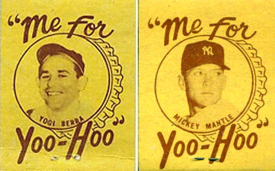 Mickey Mantle Yogi Berra - Yoo-Hoo Matchbooks