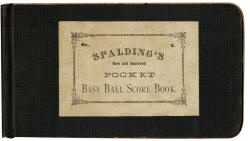 1889 No. 2 Pocket Score Book