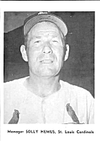 St. Louis CardinalsJay Publishing Picture Pack Solly Hemus MG