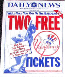 New York Yankees Daily News Baseball Strike Promotion