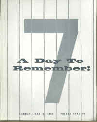 Mickey Mantle #7 Retired