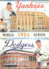 1956 World Series Program Yankees Dodgers
