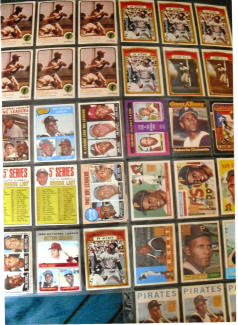 Roberto Clemente Baseball Card Showcase