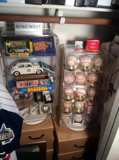 baseball card and memorabilia collection
